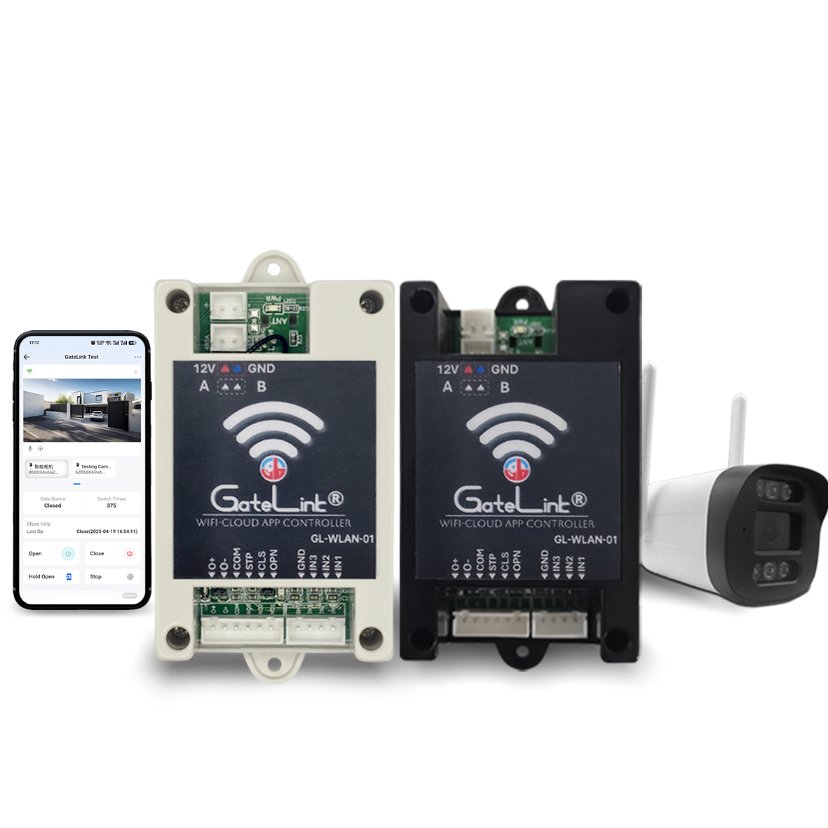 Wireless Gate Controllers Smart Home Gateway WiFi/4G Controller for Automated Doors Lights ...