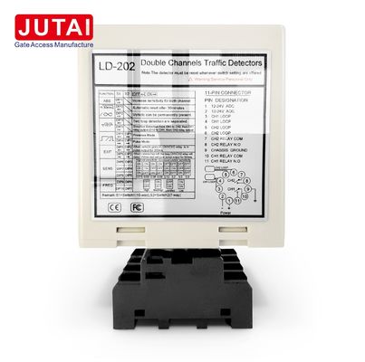 Dual Channel Vehicle Loop Detector with 20-2000uh Sensing Range, Direction Recognition, and 40000V Lightning Protection