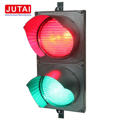 JUTAI JD112HF-C 100mm Red and Green LED Traffic Signal Light with IP65 Protection for Parking Barrier Gates