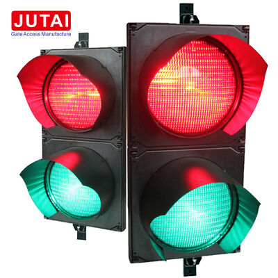 JUTAI JD112HF-C 100mm Red and Green LED Traffic Signal Light with IP65 Protection for Parking Barrier Gates
