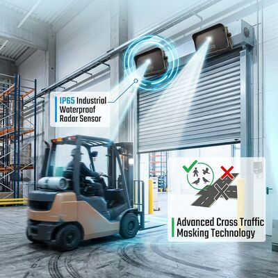IP65 Waterproof Microwave Motion Sensor for Industrial High-Speed Doors Forklifts