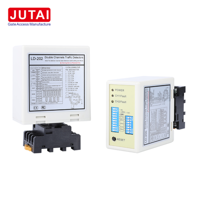Dual Channel Parking Vehicle Detector with 20-100kHz Adjustable Frequency and 8 Sensitivity Levels