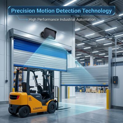 Smart Radar Motion Sensor Bluetooth Adjustment for Commercial Garage Doors Remote Control Power Supply 12-24VADC 30-70C