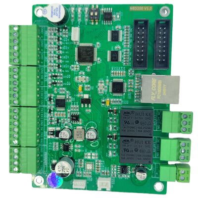Parking Guidance LED Display Controller NED200 with TCP IP MQTT RS485 HUB75 HUB08 Relay and Voice Broadcasting